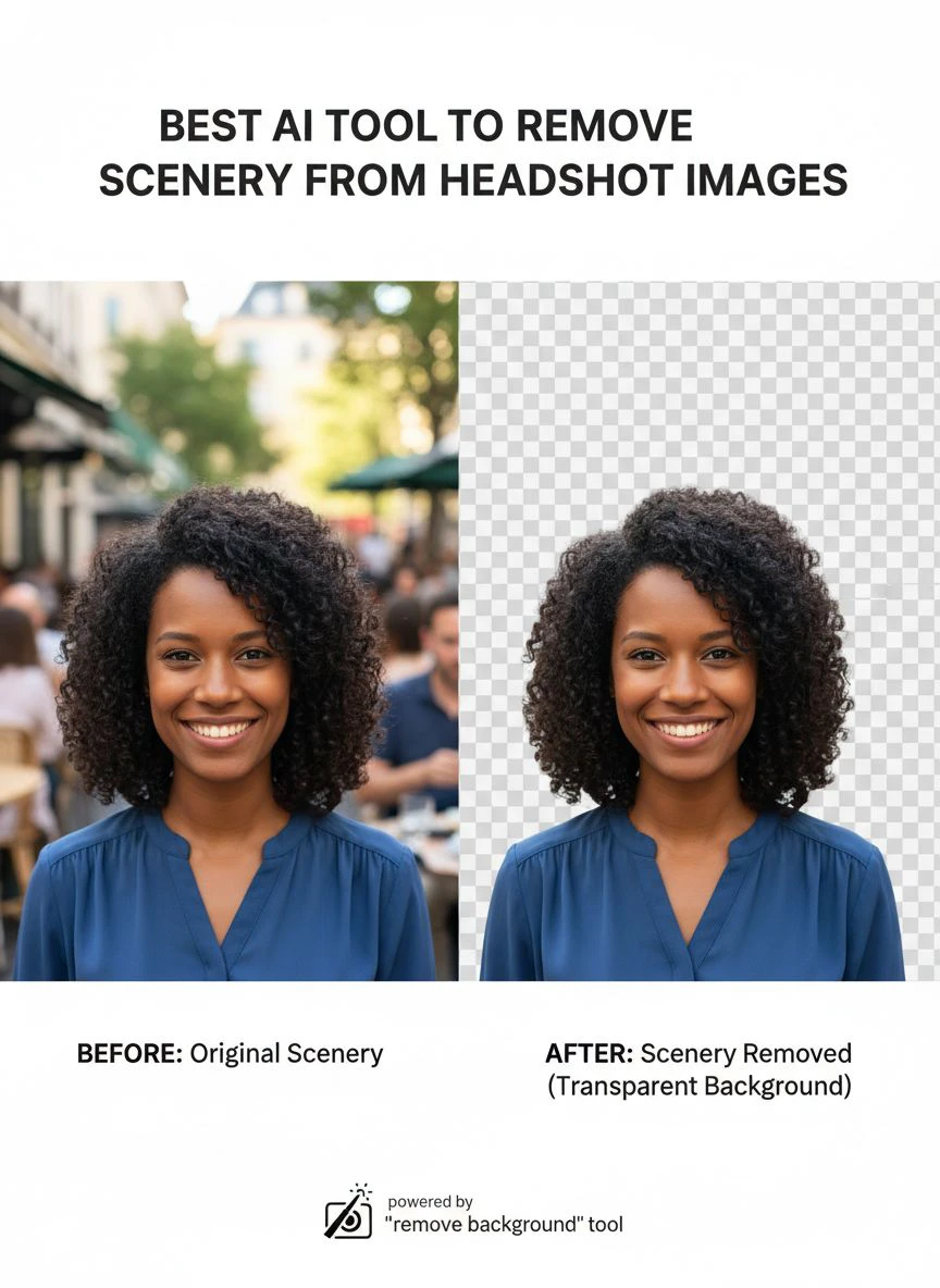 best ai tool to remove scenery from headshot images - Professional Guide